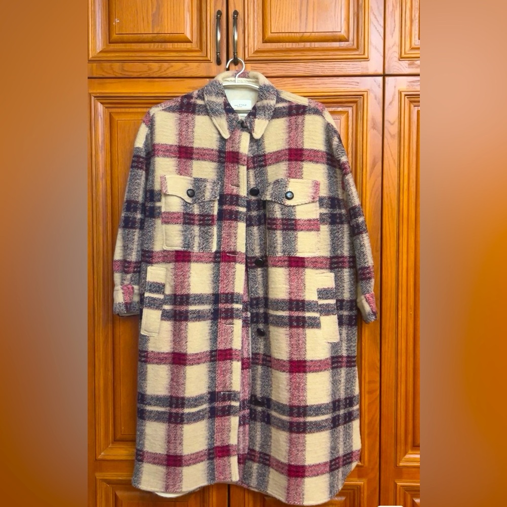 Isabel marant etoile beige fontizi coat